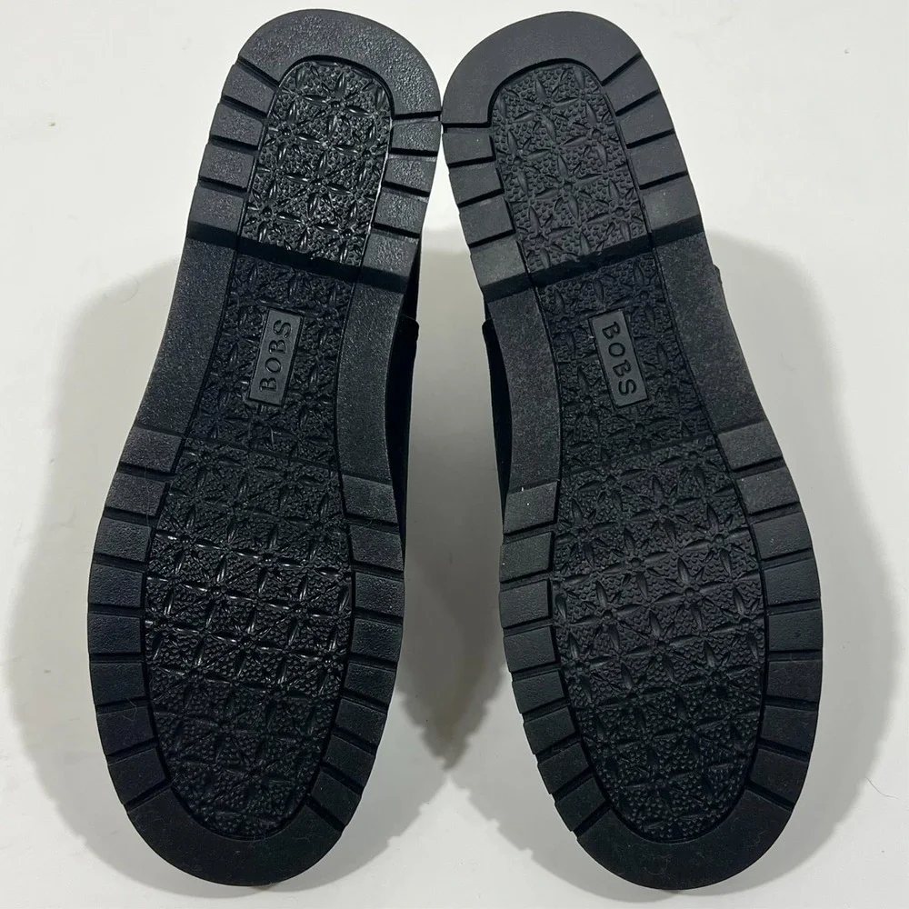 Skechers BOBS Chill Wedge Cruising‎ Altitude Boot Black Women's Size 7